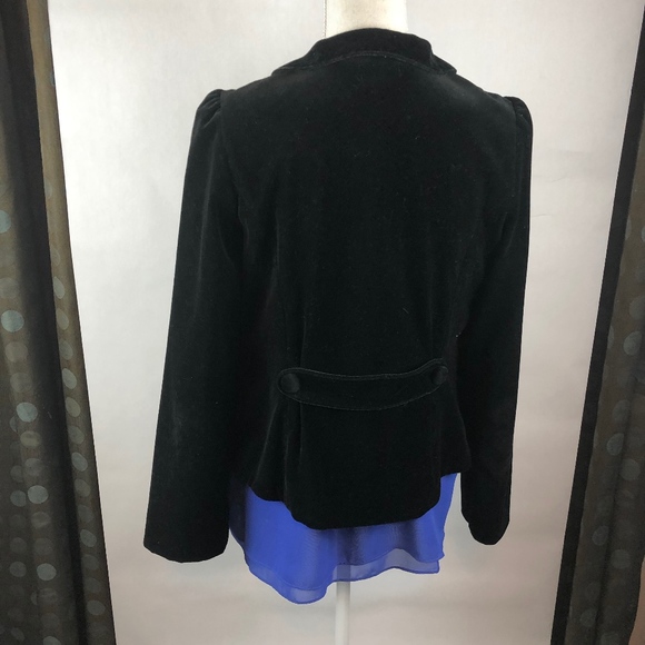 Erin Featherston Velvet Blazer Size L - Picture 4 of 5